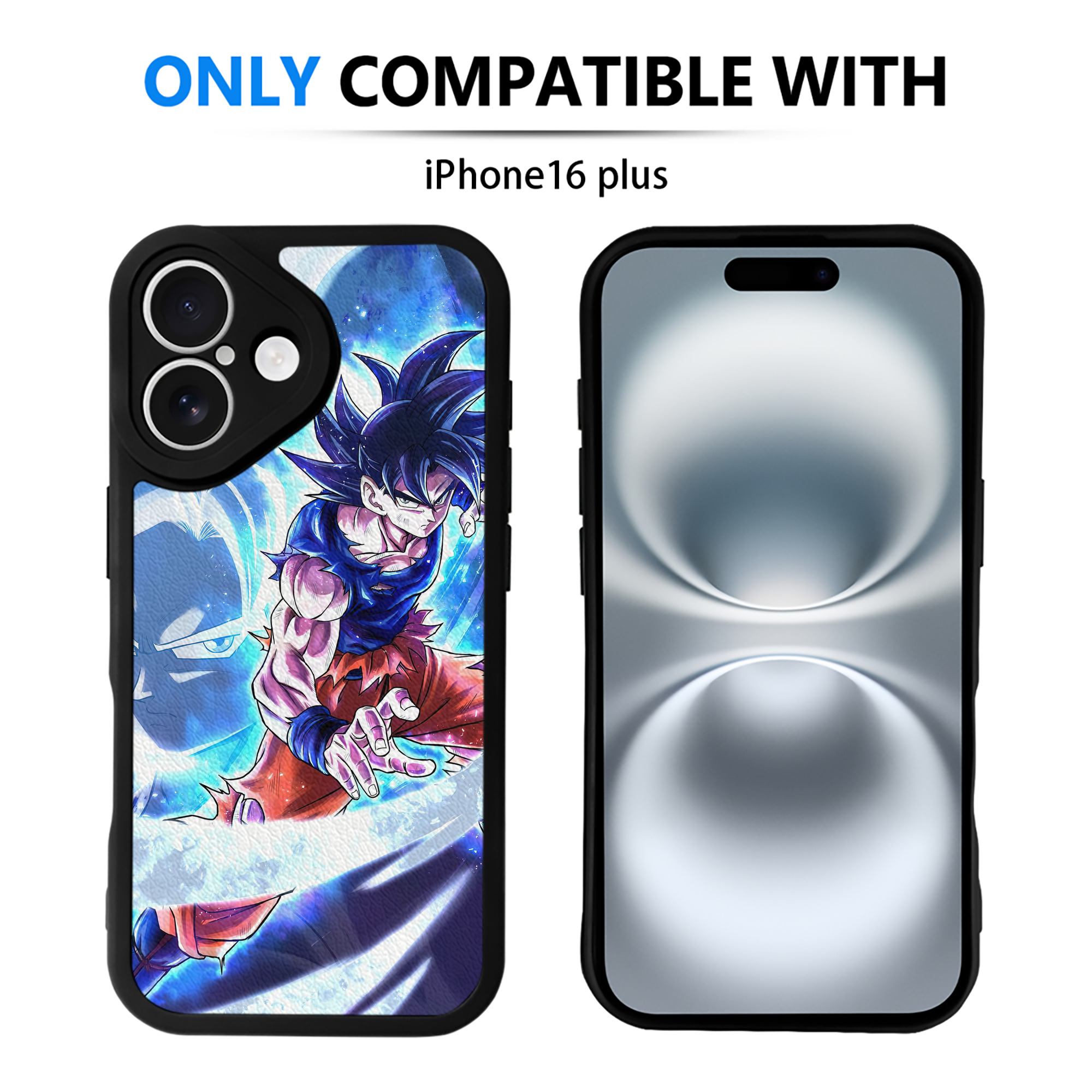 （画像用） ドラゴンボール DRAGON BALL 【iPhone 16シリーズ対応】シリコンスマホケース（レザー調） 材質：シリコン